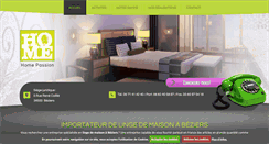 Desktop Screenshot of linge-de-maison-import.com
